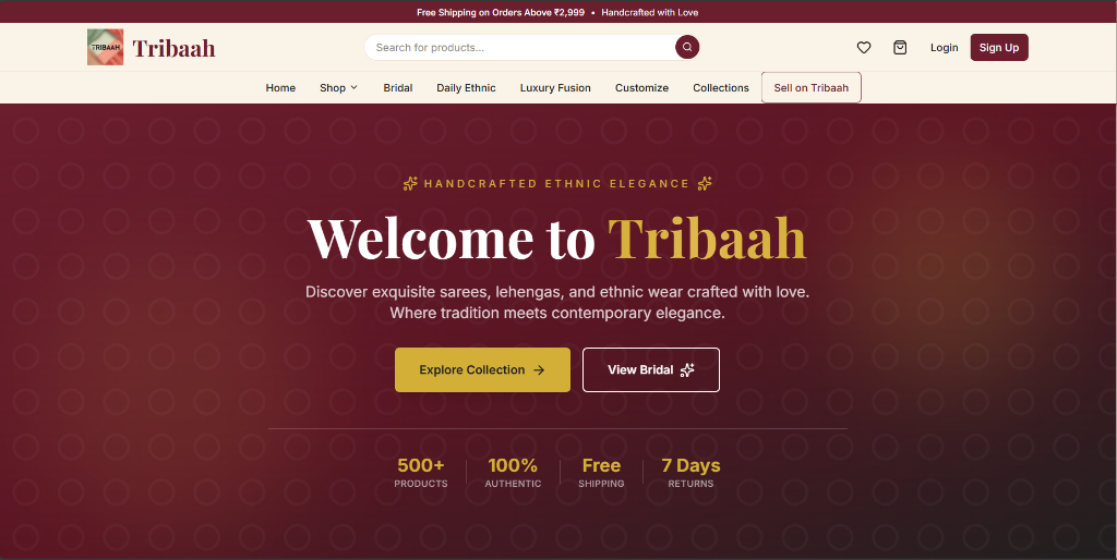 Tribaah Website